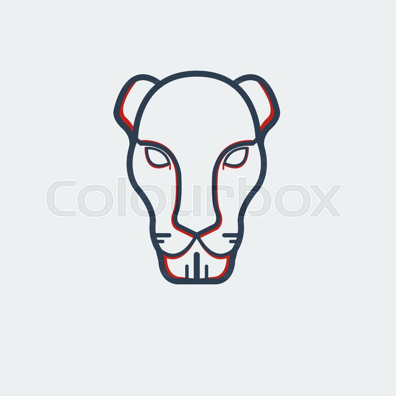 Lion Or Panther Head Vector, Stock Vector Colourbox 800x800 Lion Or Panther Head Vector, Stock Vector Colourbox
