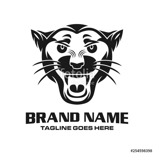 Panther Head Logo Stock Image And Royalty Free Vector 500x500 Panther Head Logo Stock Image And Royalty Free Vector