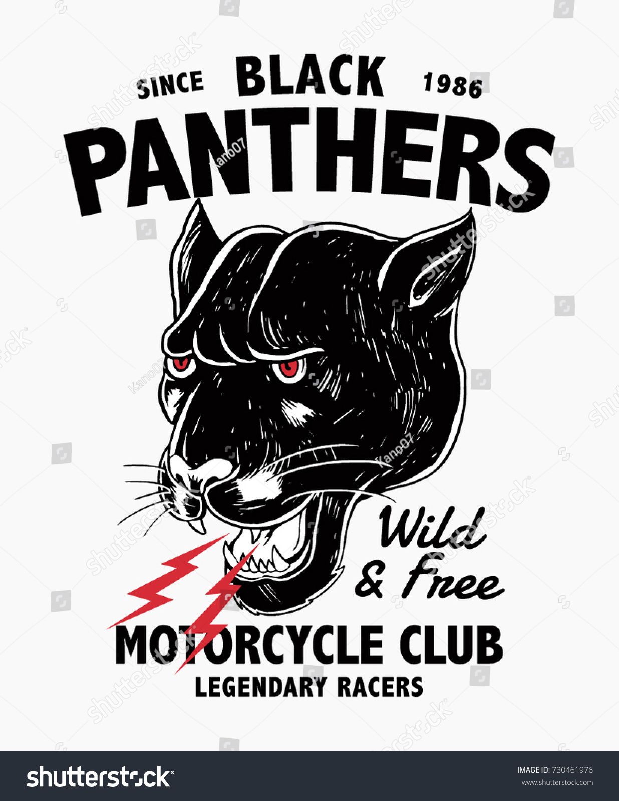 Vector Black Panther Head Illustration, Motorcycle Theme Graphic 1236x1600 Vector Black Panther Head Illustration, Motorcycle Theme Graphic