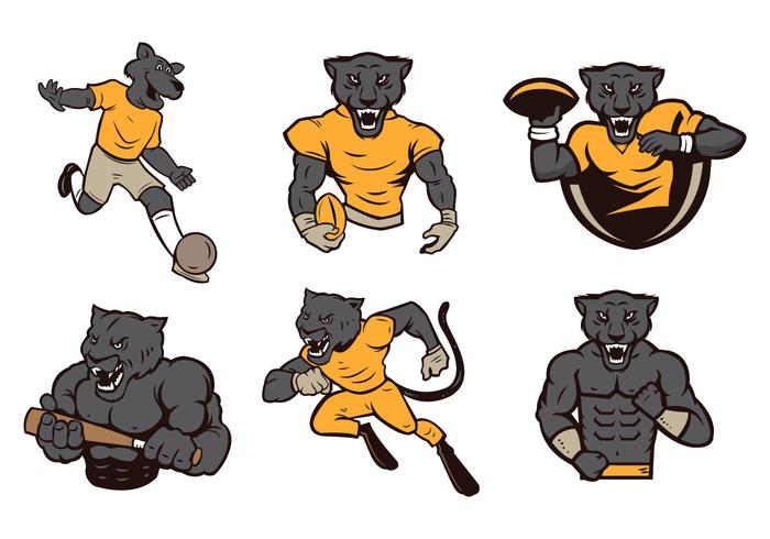 Free Panthers Mascot Vector 700x490 Free Panthers Mascot Vector