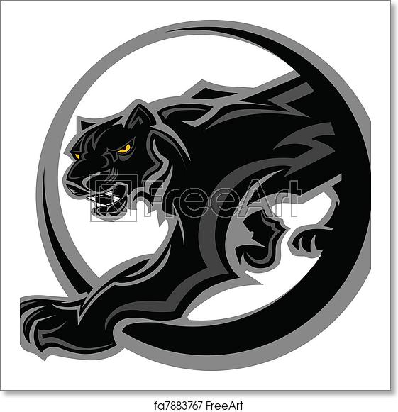Free Art Print Of Panther Mascot Body Vector Graphic Graphic 561x581 Free Art Print Of Panther Mascot Body Vector Graphic Graphic