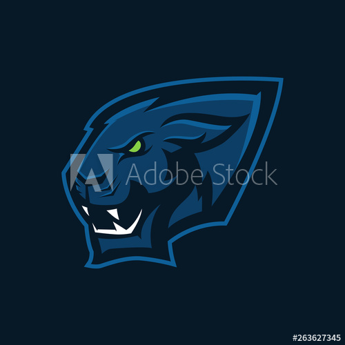 Modern Professional Logo For Sport Team Panther Mascot Panthers 500x500 Modern Professional Logo For Sport Team Panther Mascot Panthers