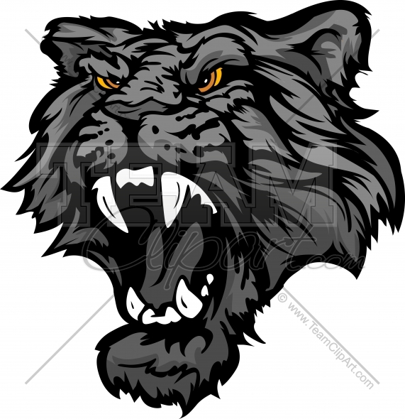 Panther Mascot Clipart Image Easy To Edit Vector Format 571x590 Panther Mascot Clipart Image Easy To Edit Vector Format