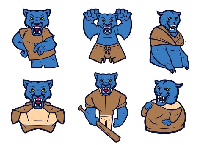 Panther Mascot Vector Stock Images 686x490 Panther Mascot Vector Stock Images