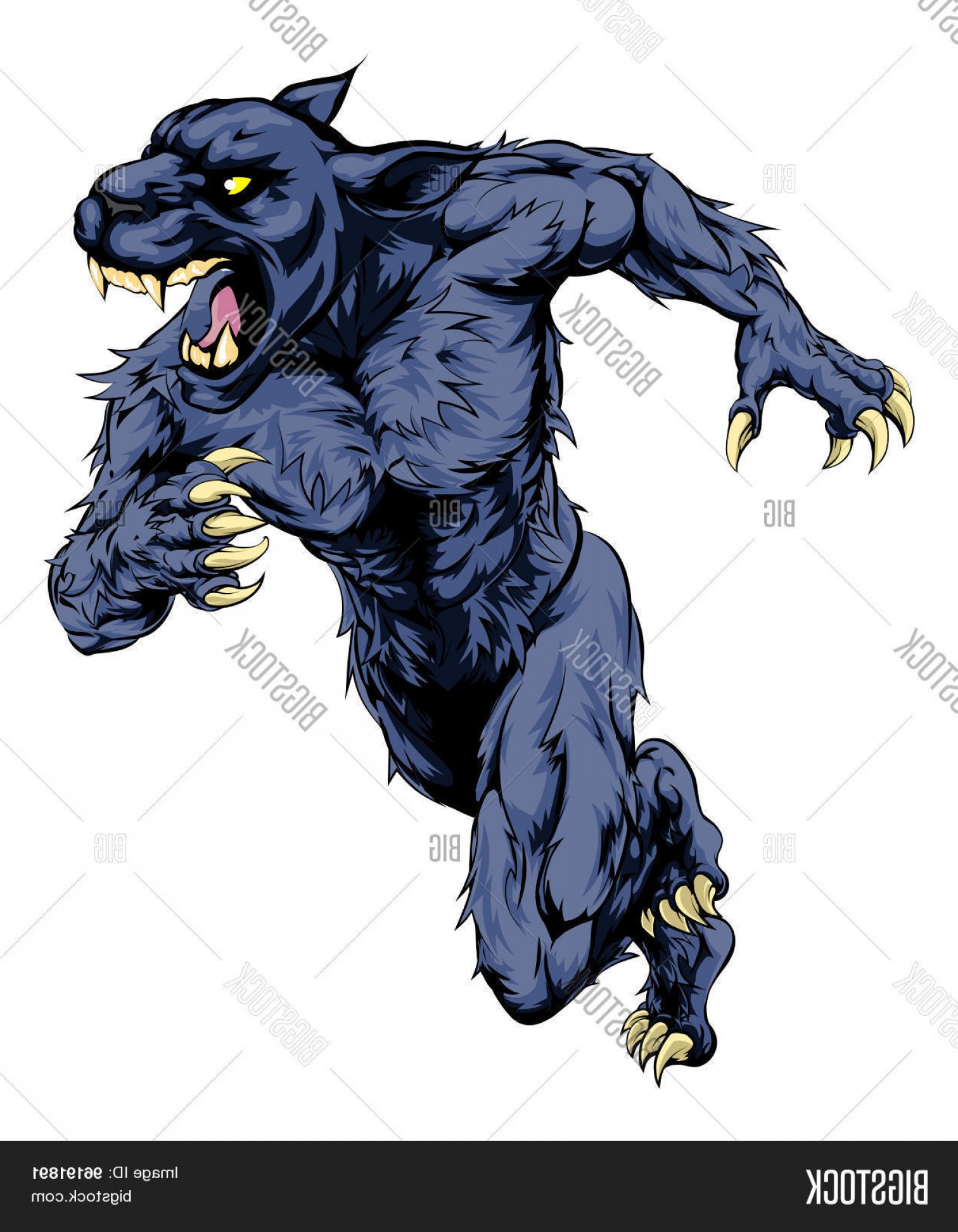 Stock Vector Panther Sports Mascot Running Createmepink 1512x1944 Stock Vector Panther Sports Mascot Running Createmepink