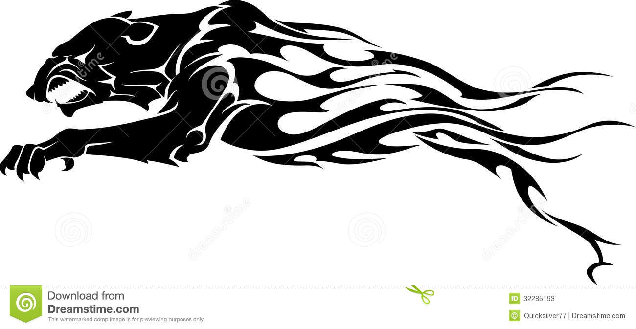 1300x673 Black Panther Tattoo Silhouette