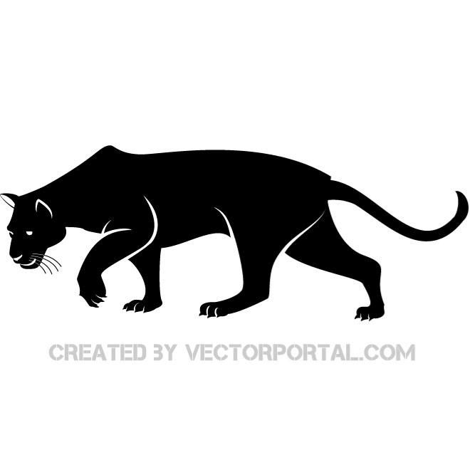 660x660 Black Panther Vector Art Animal Vectors In Free Vector