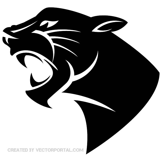 660x660 Panther Head Image Free Vector