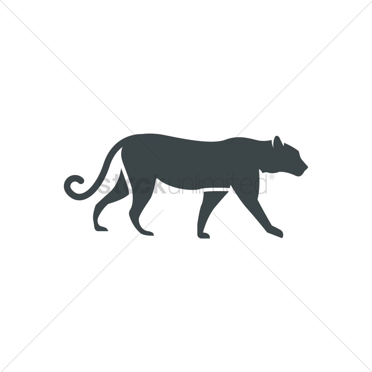 1300x1300 Panther Vector Image