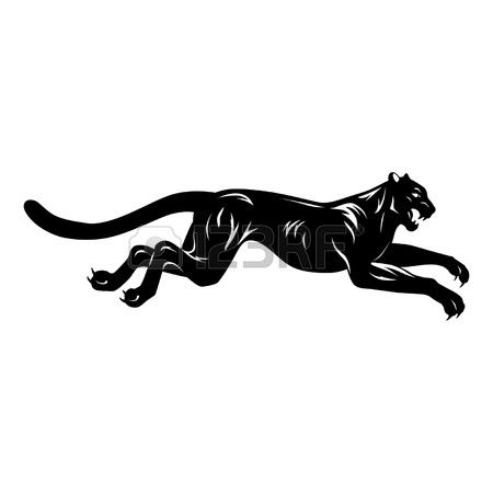 450x450 Stock Vector Projects To Try Black Love Art, Panther, Running