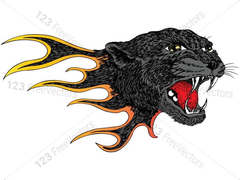 800x600 Black Panther Vector And Photoshop Brush Pack Logos