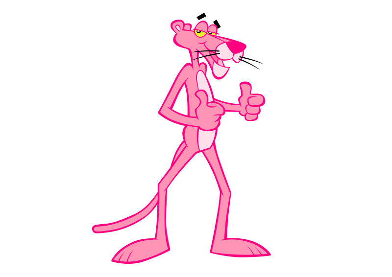 800x566 Pink Panther Vector