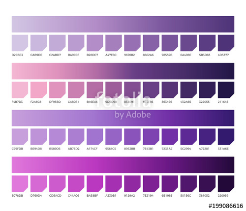 500x429 Ultra Violet Pantone Color Vector Swatches Colors Of Stock