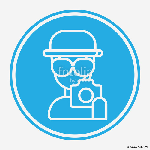 500x500 Paparazzi Vector Icon Sign Symbol Stock Image And Royalty Free