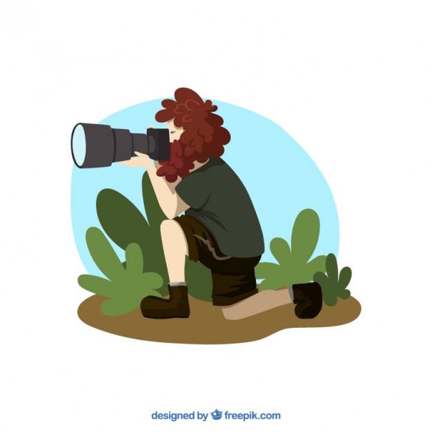 626x626 Illustrated Paparazzi Vector Free Download
