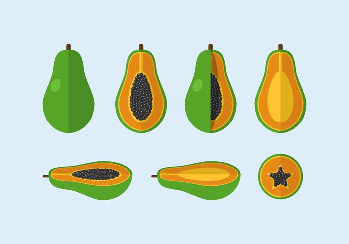 700x490 Vector Papaya