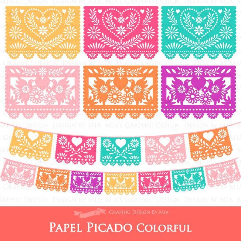 Papel Picado Vector Free Download at Collection of