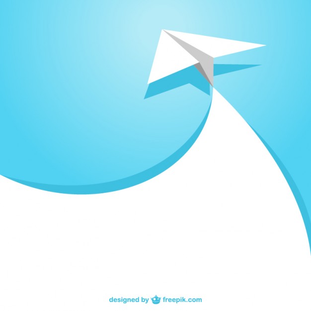 626x626 Paper Airplane Vector Free Download