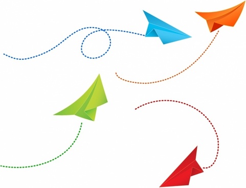 481x368 Paper Plane Free Vector Download