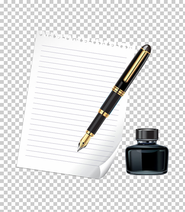 728x834 Fountain Pen Paper Icon, Students Writing Pen Material Png Clipart