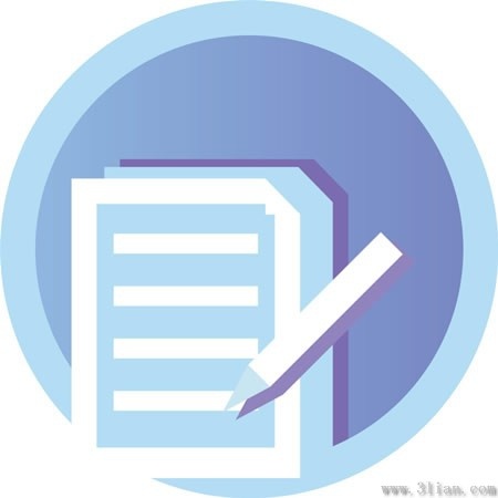 450x450 Letter Paper And Pen Icon Vector Free Vector In Adobe Illustrator