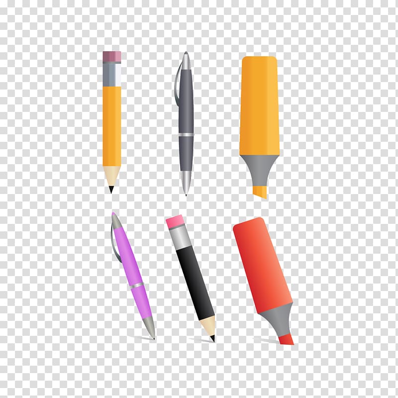 800x800 Paper Fountain Pen Pencil, A Variety Of Pen Material Transparent