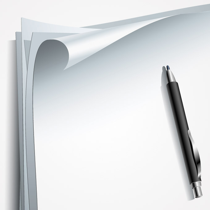 680x680 Paper And Pen Vector Free Vectors Ui Download