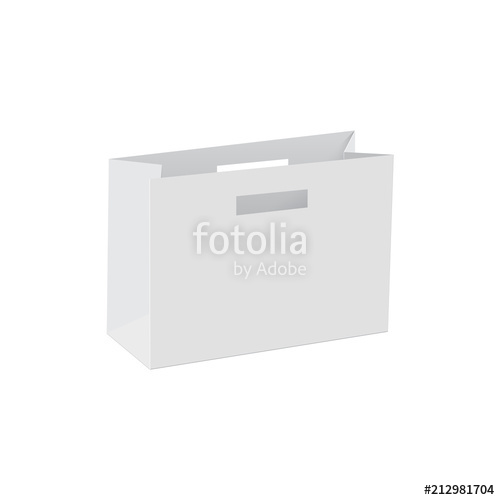 Blank Of Paper Bag Template Vector Stock Image And Royalty Free 500x500 Blank Of Paper Bag Template Vector Stock Image And Royalty Free