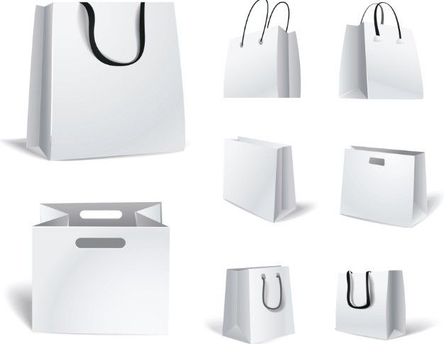 Free Elegant Vector Paper Shopping Bag Design Template 626x485 Free Elegant Vector Paper Shopping Bag Design Template