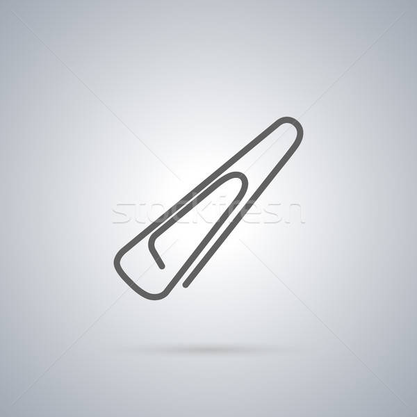 Icon A Paper Clip, Vector Illustration Vector Illustration Anna 600x600 Icon A Paper Clip, Vector Illustration Vector Illustration Anna