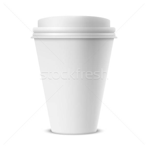 600x600 Paper Coffee Cup Vector Illustration Timur Syrtsov