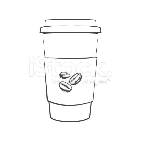 556x556 Paper Coffee Cup Isolated Vector Illustration Illustrator
