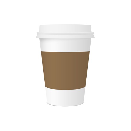 499x499 Brown Coffee Paper Cup Vector Graphics Free Vectors Ui Download