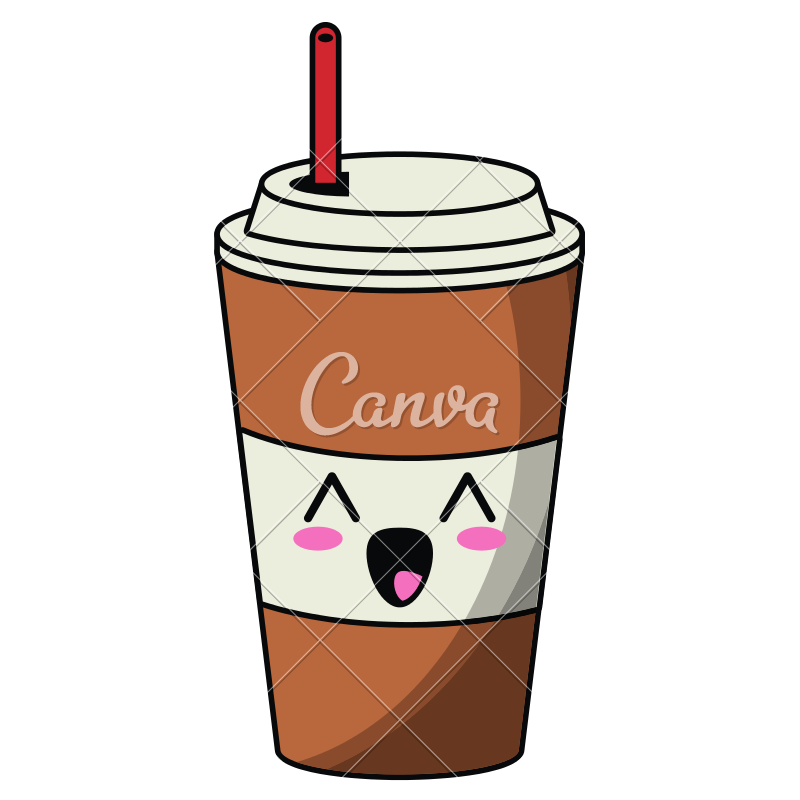 Kawaii Paper Cup Vector 800x800 Kawaii Paper Cup Vector