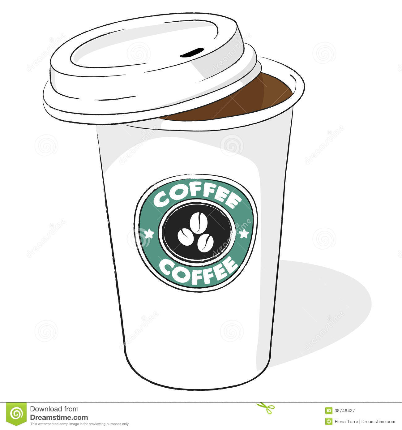 Paper Coffee Cup Clipart 1300x1390 Paper Coffee Cup Clipart