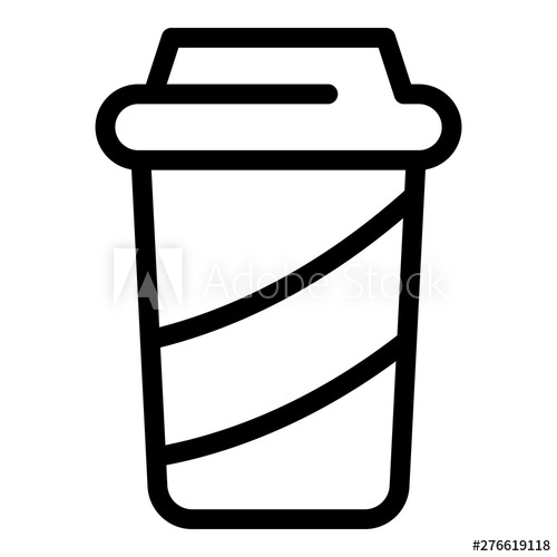 Paper Cup Icon Outline Paper Cup Vector Icon For Web Design 500x500 Paper Cup Icon Outline Paper Cup Vector Icon For Web Design
