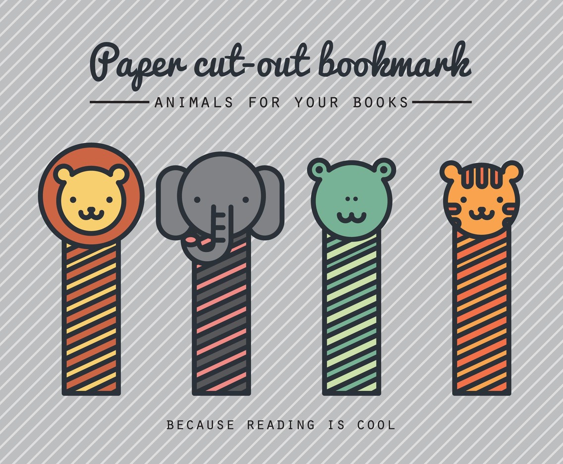 1136x936 Paper Cut Out Bookmarks Vector Art Graphics