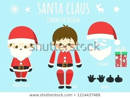 450x338 Merry Paper Doll Template With Accessory Vector Illustration