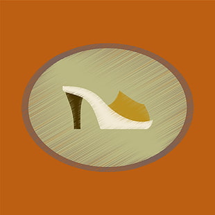 310x310 Icon Sticker Realistic Design On Paper Beach Flip Vector