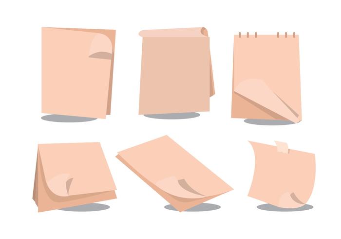 700x490 Page Flip Vector Set