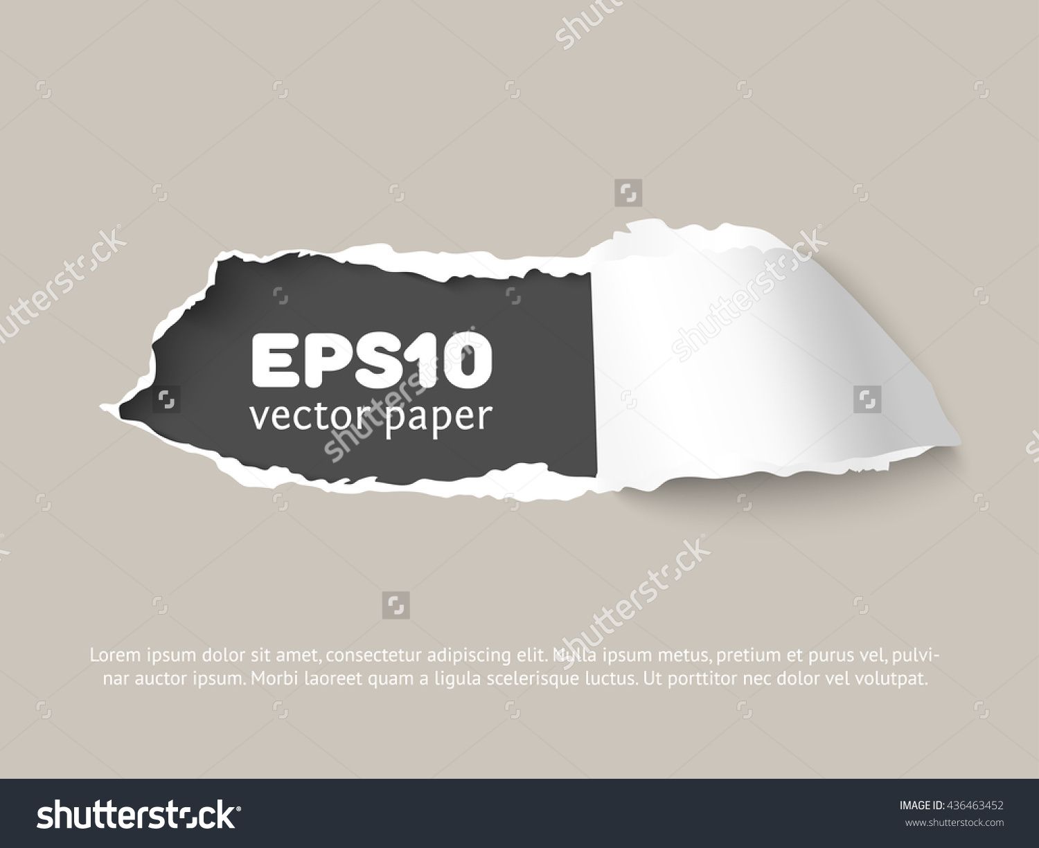 Craft Vector Paper Hole With Space For Text, Ripped Edges, Dark 1500x1225 Craft Vector Paper Hole With Space For Text, Ripped Edges, Dark