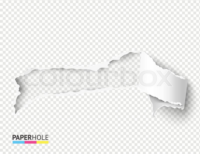 Vector Realistic Blank Torn Paper Hole Stock Vector Colourbox 800x616 Vector Realistic Blank Torn Paper Hole Stock Vector Colourbox