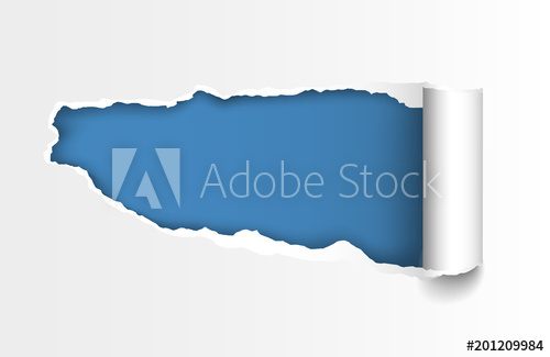 Vector Realistic Torn Paper Hole With Curled Edge And Space 500x325 Vector Realistic Torn Paper Hole With Curled Edge And Space