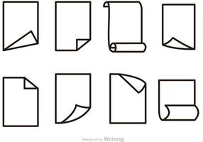 286x200 Paper Icons Free Vector Art