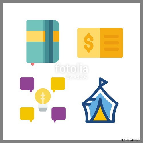 500x500 Paper Icon Vector Illustration Paper Set Idea And Check Icons
