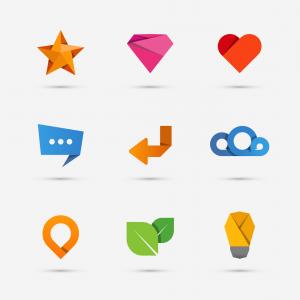 300x300 Photostock Vector Letter E Eco Leaves Logo Icon Design Template