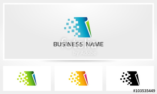 Document Paper Data Pixel Logo Stock Image And Royalty Free 500x300 Document Paper Data Pixel Logo Stock Image And Royalty Free