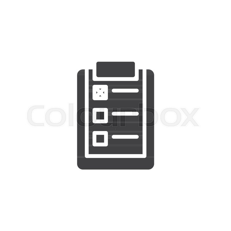 Paper Clipboard With Check List Vector Stock Vector Colourbox 800x800 Paper Clipboard With Check List Vector Stock Vector Colourbox