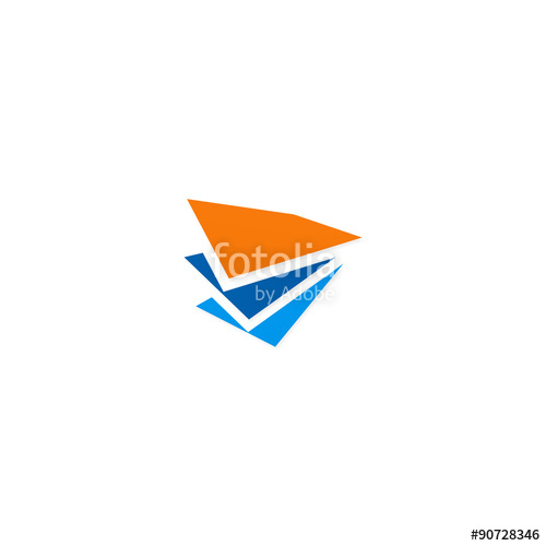 Paper Shape Data Business Finance Logo Stock Image And Royalty 500x500 Paper Shape Data Business Finance Logo Stock Image And Royalty