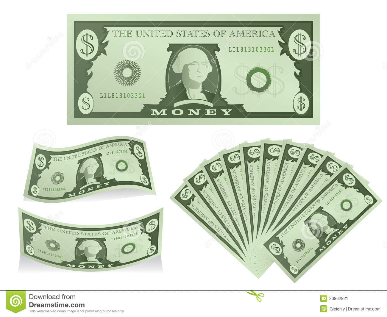 1300x1065 Paper Money Clipart